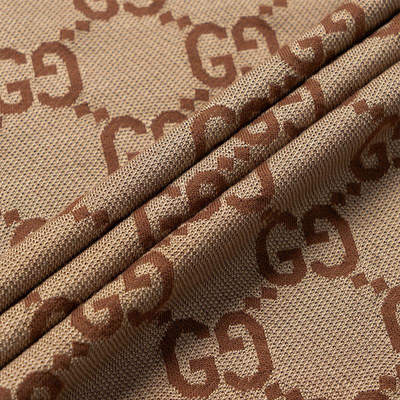 Gucci Жаккардовая рубашка-поло с логотипом GG 742384-XJFGU-2270