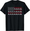 Tractor American Flag Farmer T-Shirt