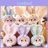 Plush Adorable Bunny Toy Lightweight  Key Chain For Backpack Decoration And Gift