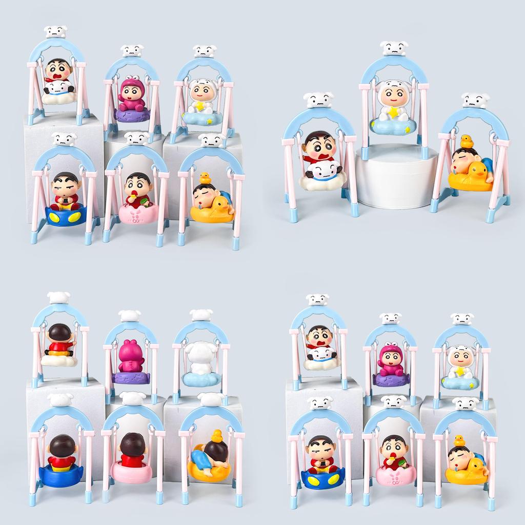 Crayon Shinchan Swing Series Pvc Collectible Toy For Fans And Kids