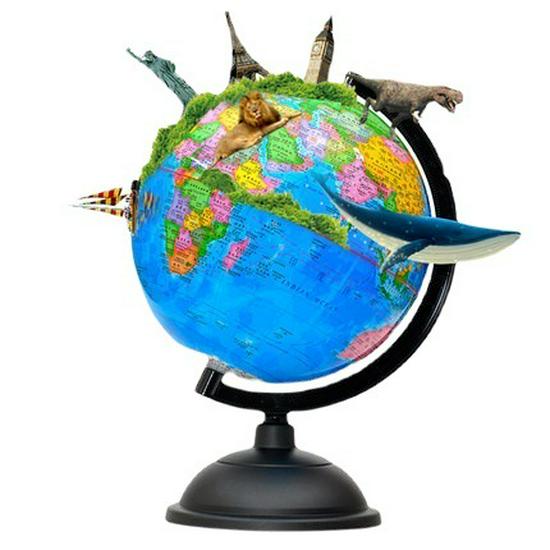Копилка-глобус для детей - большая, интерактивная, рождественский подарок