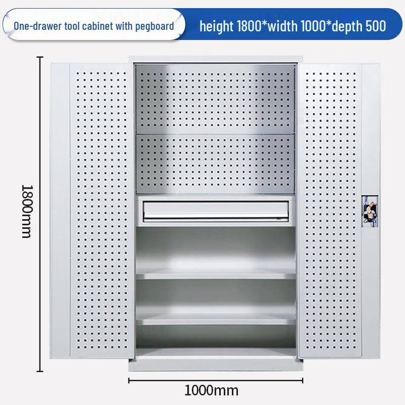 Linpan Heavy-Duty Workshop Tool Cabinet