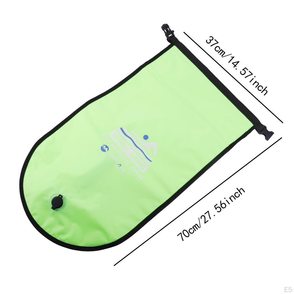 Буй-поплавок для плавания с сумкой для хранения для тренировок и каякинга