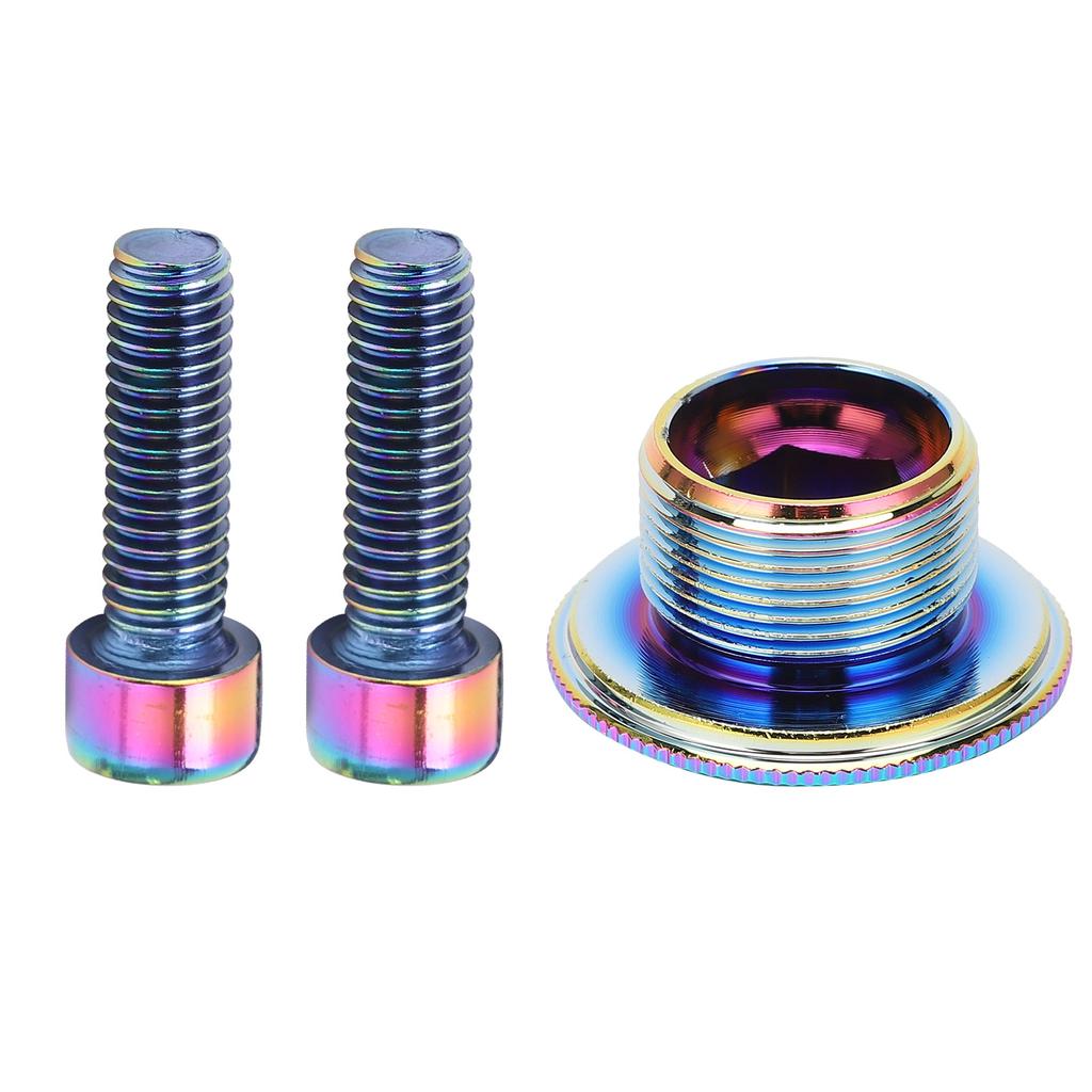 KRSEC велосипедный винт крышки шатуна алюминиевый сплав M18 крепежный болт шатуна с крышкой
