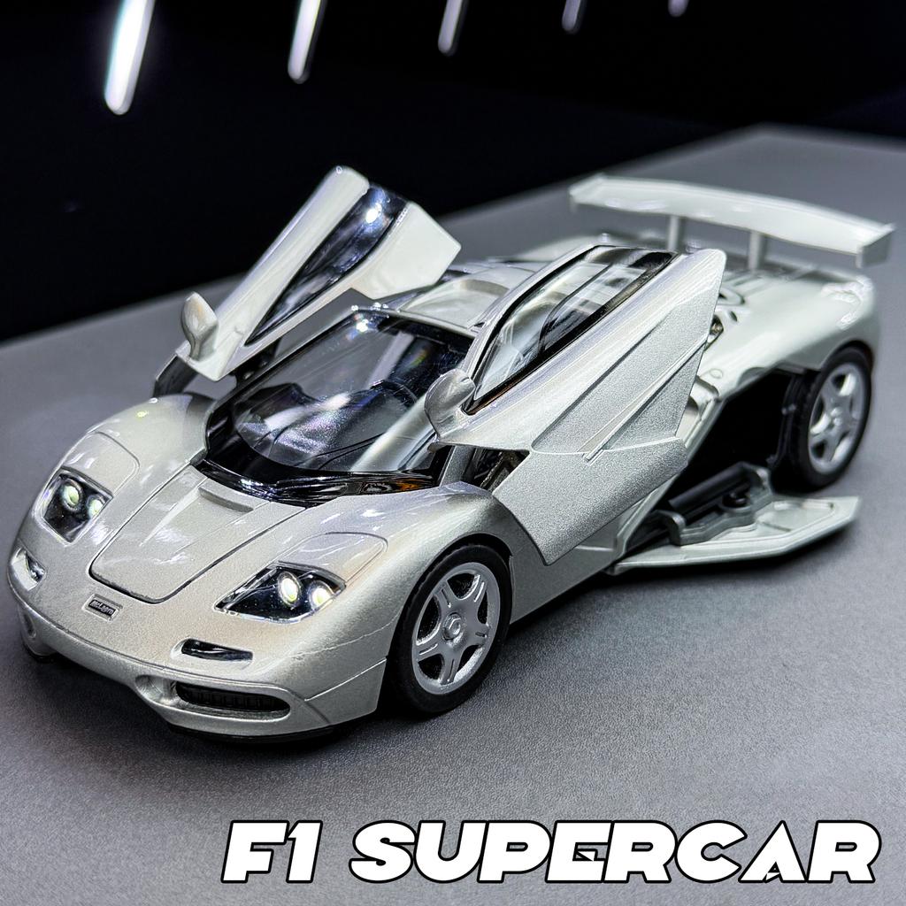 1/32 McLares F1 Supercar Alloy Car Diecasts & Toy Vehicles Metal Toy Car Model Sound and Light Collection Kids Toy
