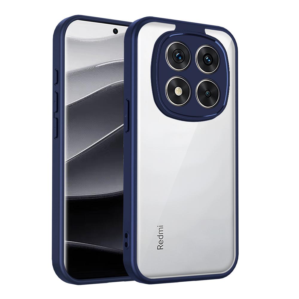 KEYSION Прозрачный чехол для телефона для Redmi Note 15 Pro 4G 15 Pro+5G Силикон+ПК Прозрачный противоударный чехол для телефона для Redmi Note 15 5G