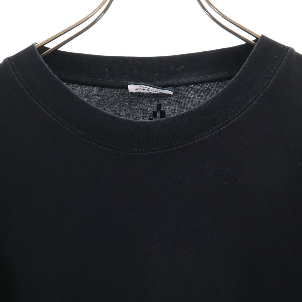 Marcelo Burlon Футболка с длинным рукавом с принтом на спине S черная Ron T Мужская Б/У
