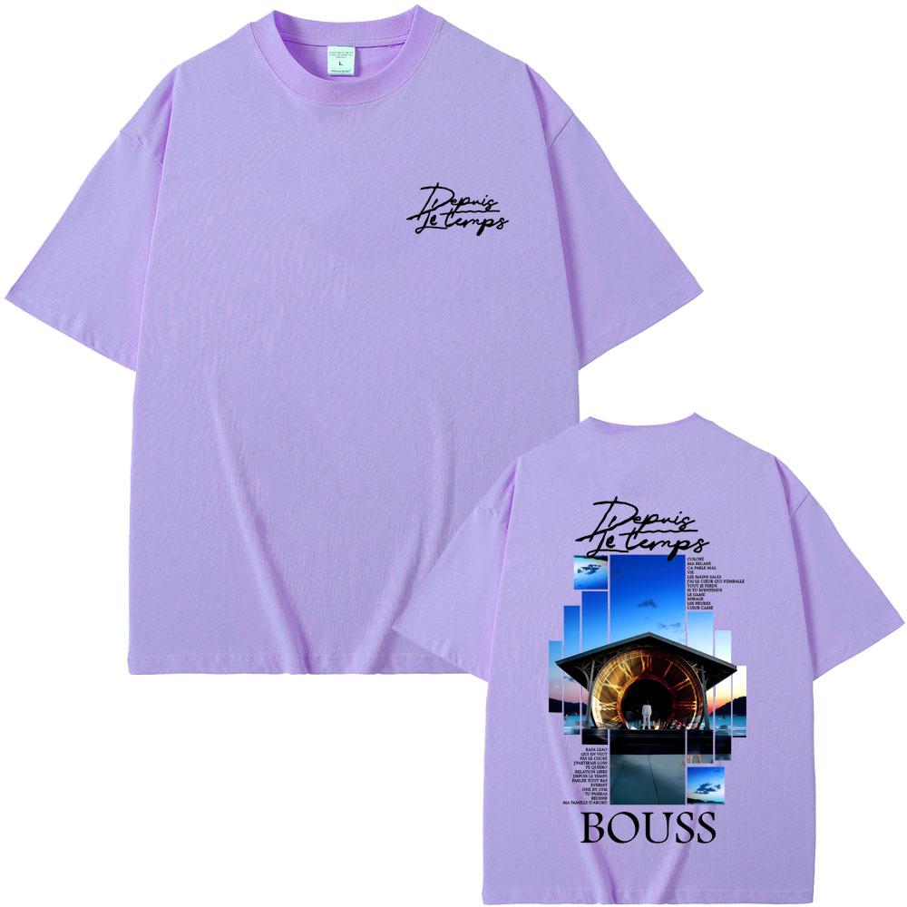 Rapper Bouss Et Si Jechoue Album Graphic Tshirt Men Women Hip Hop Fashion Pop Music Tshirt Male Casual Cotton Vintage T Shirts