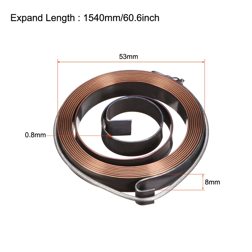 Drill Press Return Spring Quill Spring Feed Return Coil Spring Assembly Blackening Expand Length 680-1800mm Spring OD 34-66mm