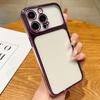 Luxury Transparent Electroplated Phone Case For 17 Pro Max 16 15 14 Plus 13 12 11 16E 17E 17 Soft Shockproof Bumper Cover