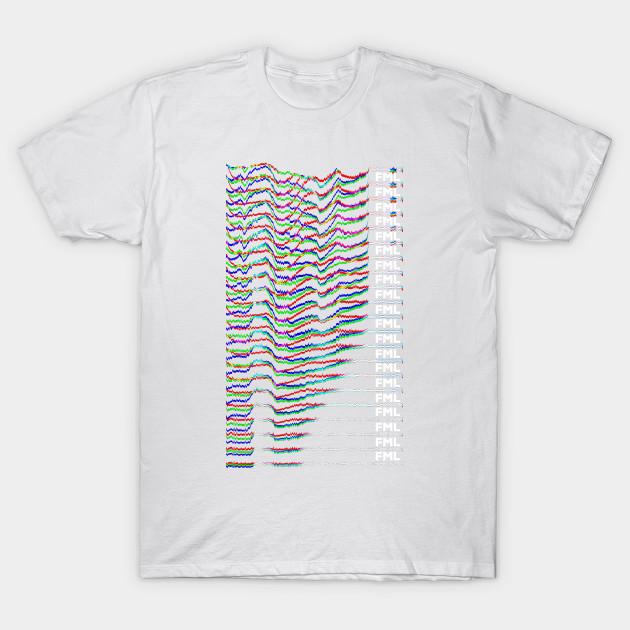 Футболка женская Fml Glitch Nihilism Design Harajuku Print Kawaii футболка летняя с коротким рукавом женская футболка топ футболка