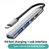 5 в 1 USB C Hub Type C to USB Adapter с портом зарядки PD для ноутбука ПК MacBook Pro Air
