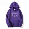 Your Own Design Brand Logo/image Personalize Anywhere Men Women DIY Hoodie Sweatshirt Casual New Fashion High Quality