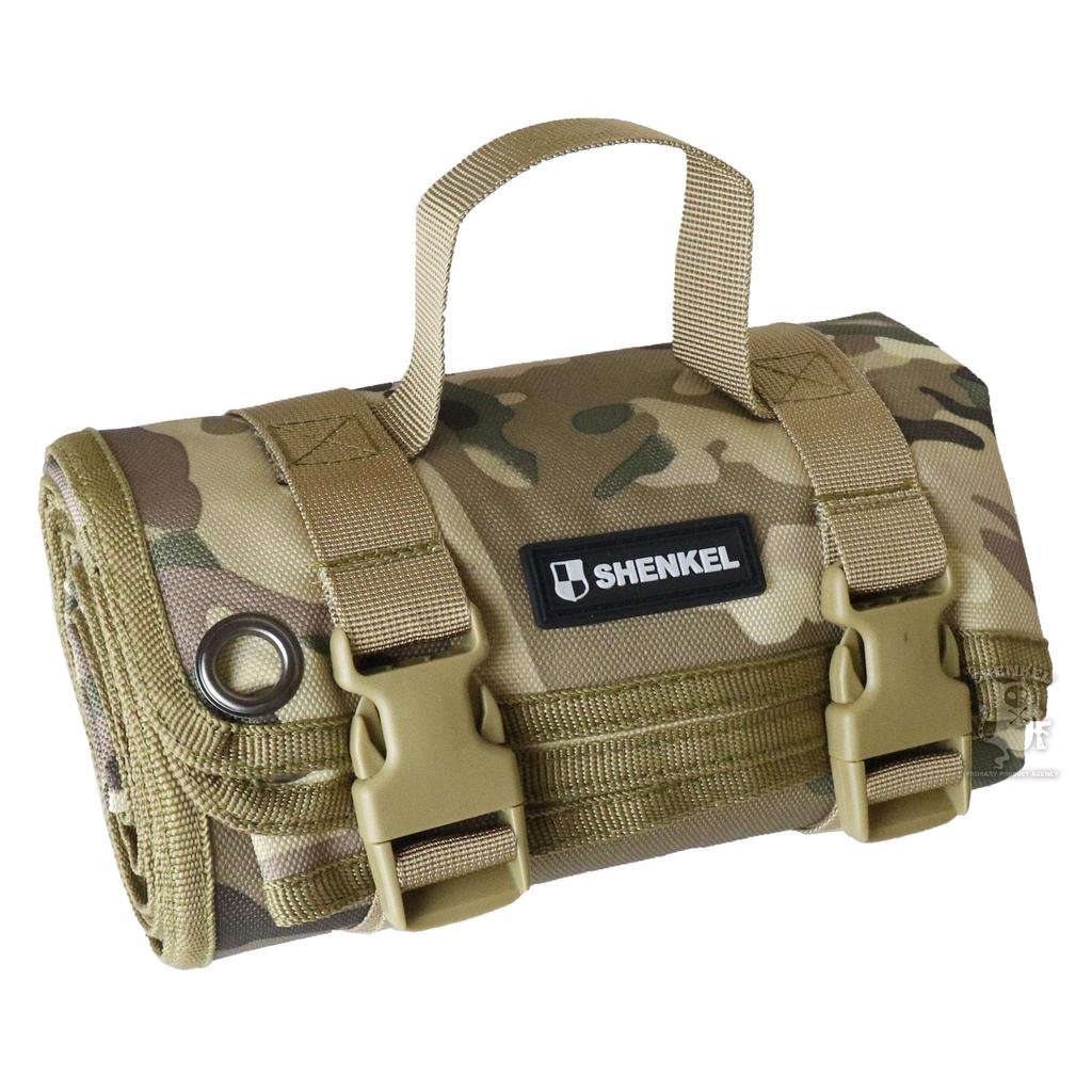 SHENKEL Для одиночного кемпинга и отдыха Коврик для стрельбы Коврик для стрельбы 190x72 см Нейлон 1000D Водоотталкивающий с ручкой Складной Компактный Военный Игра на Выживание