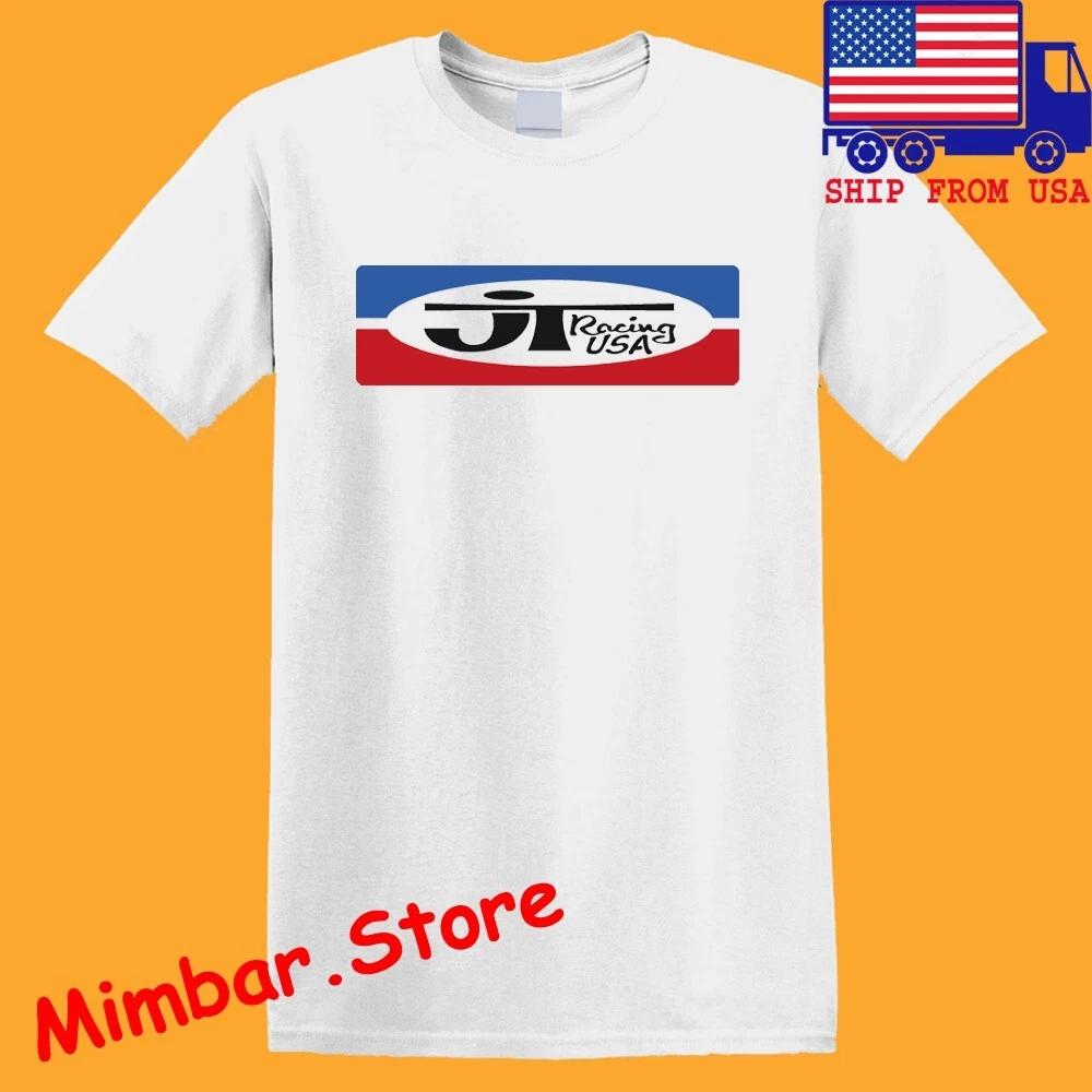 JT Racing USA Men's White Size S-5XL