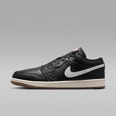 Jordan Air Jordan 1 Vintage Basketball Shoes Unisex Low Top Black Whit