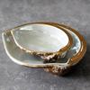 Abalone Shaped Ceramics Dining Plate Restaurant Tableware Sashimi Plate Dessert Plates Fruit Salad Bowl Dim Sum Dish Snack Tray