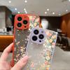 Твердый чехол для телефона из ПК с рисунком розы для iPhone 16 15 14 13 12 Pro Max 11, противоударный, с мягкими краями, прозрачный, тонкий, матовый чехол