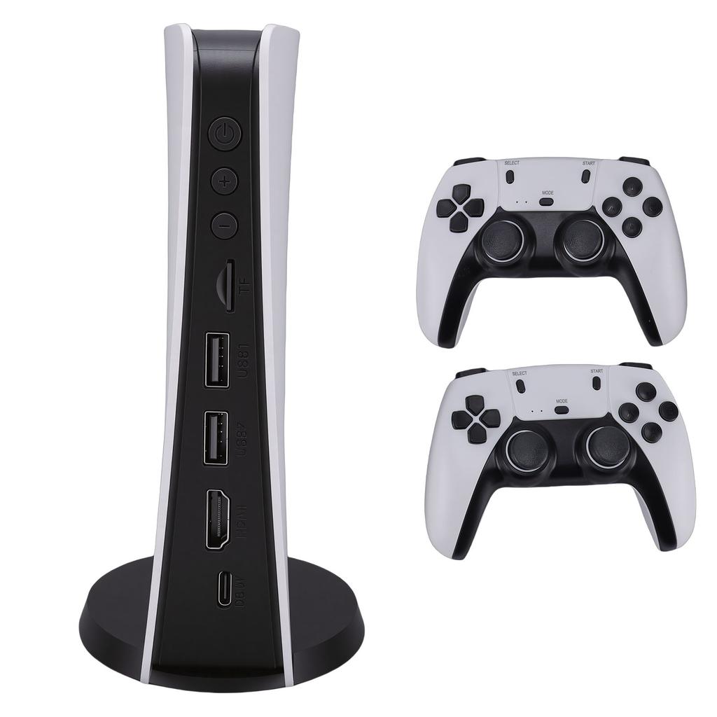 Игровая консоль Plug and Play 4K HD Выход Беспроводная ретро-игровая консоль с двумя беспроводными контроллерами 2,4 ГГц 12 эмуляторов Множество
