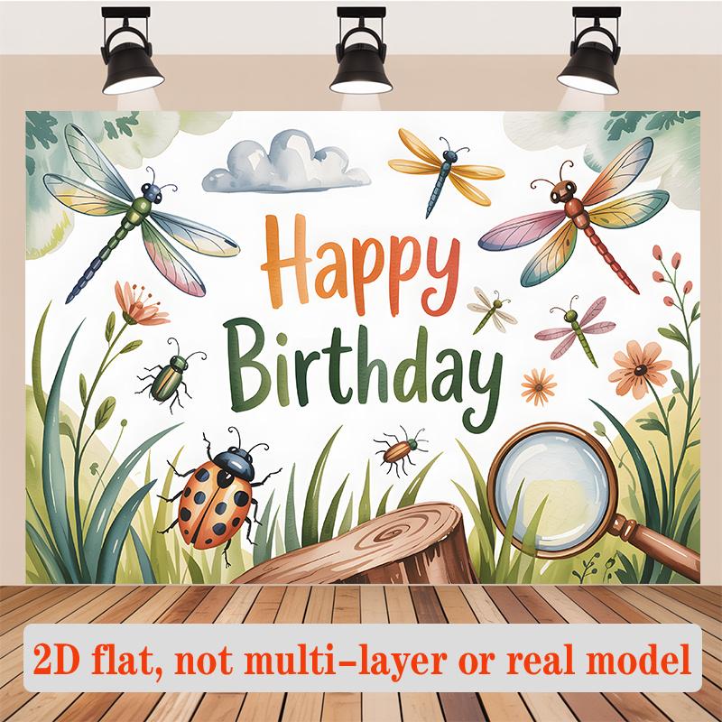 1pc Photography Celebration Backdrop - Polyester Party Decor