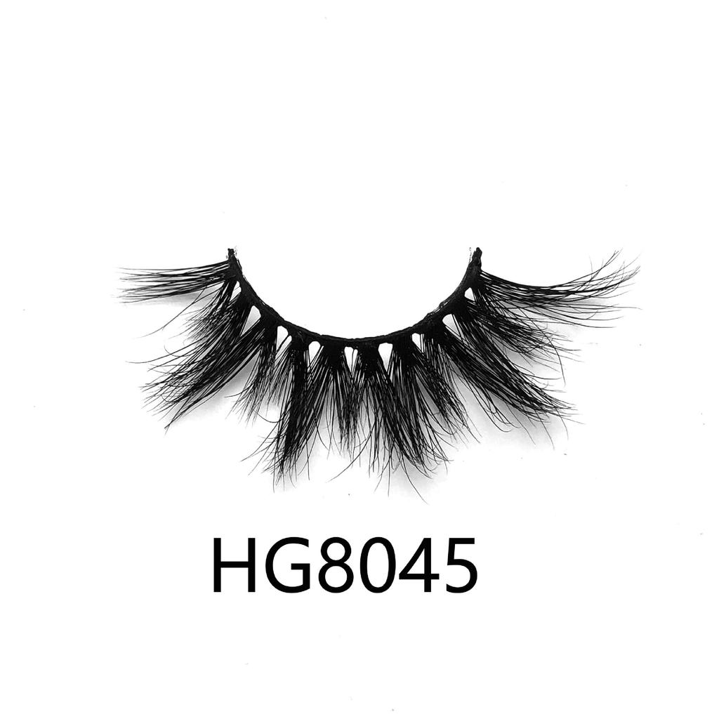 20mm Mink Hair False Eyelashes European And American Multi -Layer Thick Cross Curly Messy False Eyelashes