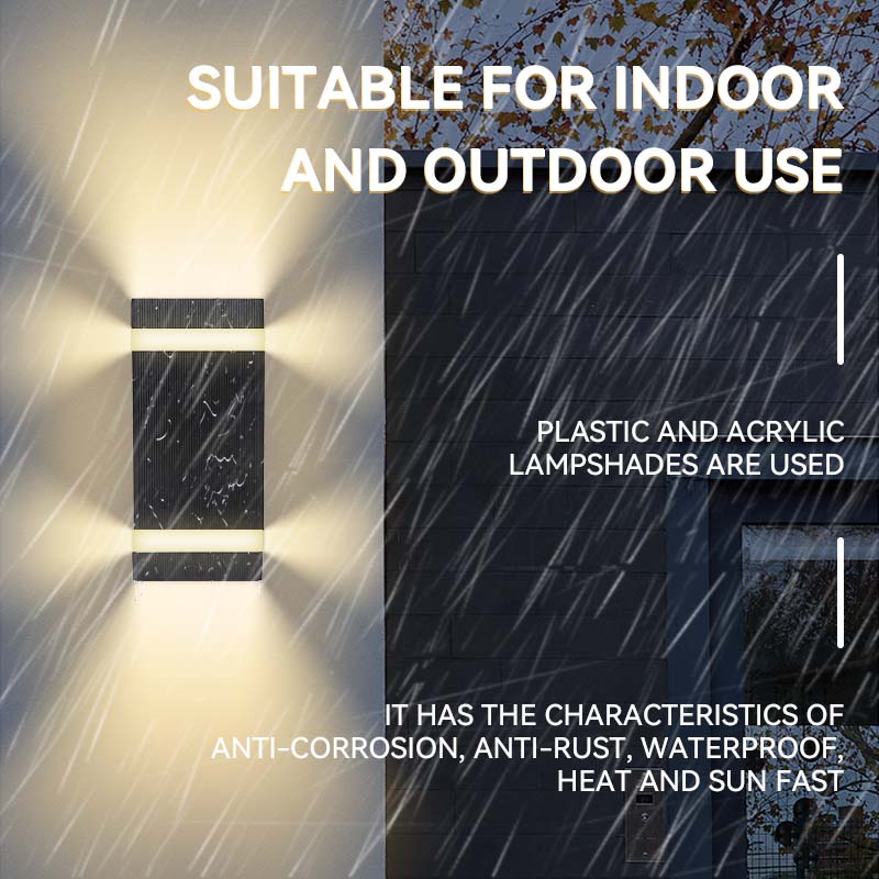 E27 светодиодные настенные светильники, сменные лампы, настенные светильники, лестницы, освещение спальни, коридора, IP44, водонепроницаемая наружная лампа для крыльца, домашний декор