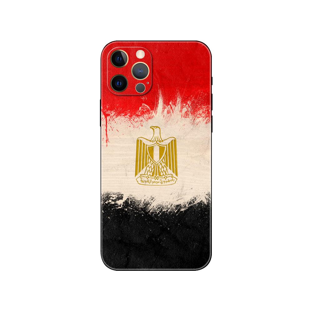 Чехол для телефона с египетским флагом для iPhone 5 5s 2020se 6 6s 7 8 plus x 10 XR XS 11 12 13 mini pro MAX черная задняя крышка из ТПУ