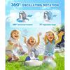 Bubble Machine - Auto 360° Rotation, 75° Tilt Range, Bubbles Blower Maker for Kids, Wedding, Birthday, Parties, Gifts
