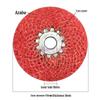 Feilu Red Sisal Polishing Wheel: 4-inch 100*16 Stainless Steel & Iron Cover Angle Grinder Cloth Wheel with Free Shipping