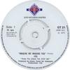 7-дюймовая пластинка FOX  Imagine Me Imagine You GT21 GTO 1975 UK Rock Б/у