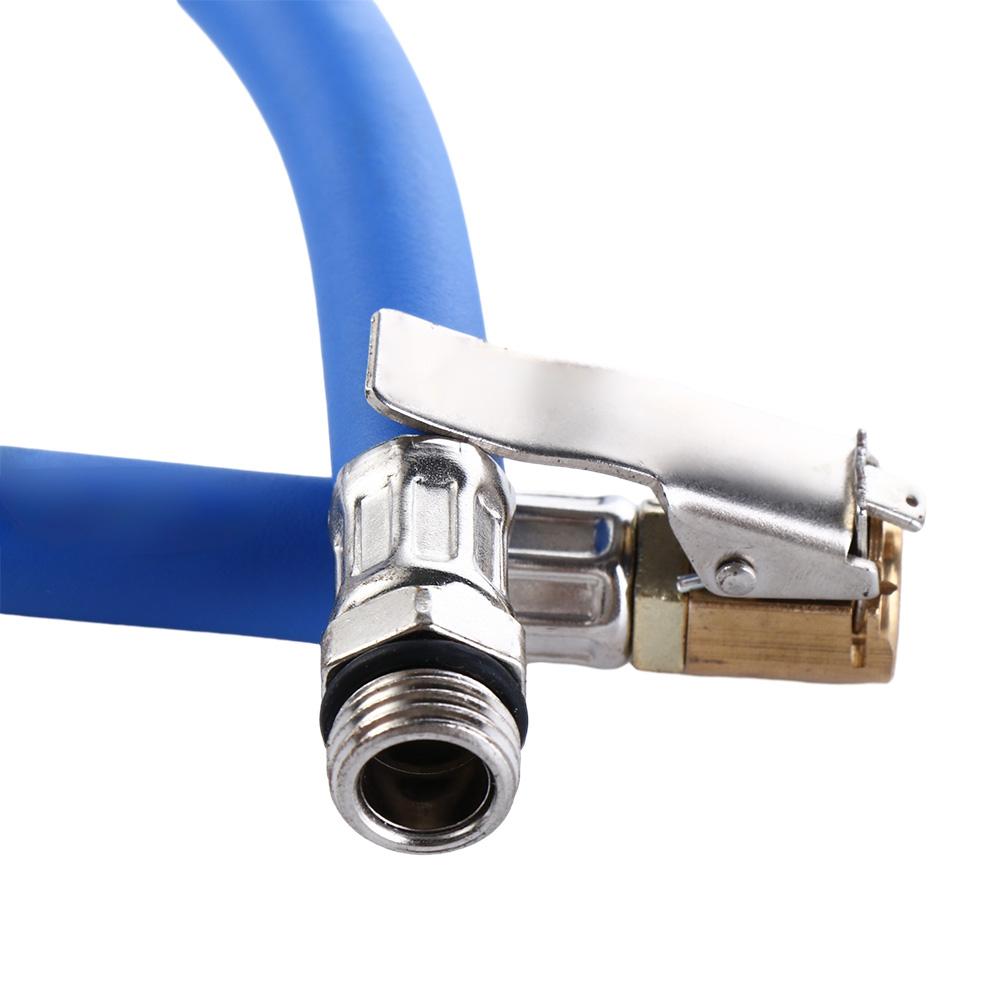Copper Lock On Clip Air Compressor Pipe Inflatable Pump Extension Tube Tyre Hose Tire Inflator Hose