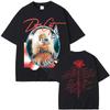 DOJA CAT УНИСЕКС-ВЗРОСЛЫЙ DOJA CAT ОФИЦИАЛЬНЫЙ СПИСОК ПЕСЕН ФУТБОЛКА Doja Cat Так же, как на официальном сайте Высококачественная футболка Хлопок Круглый вырез