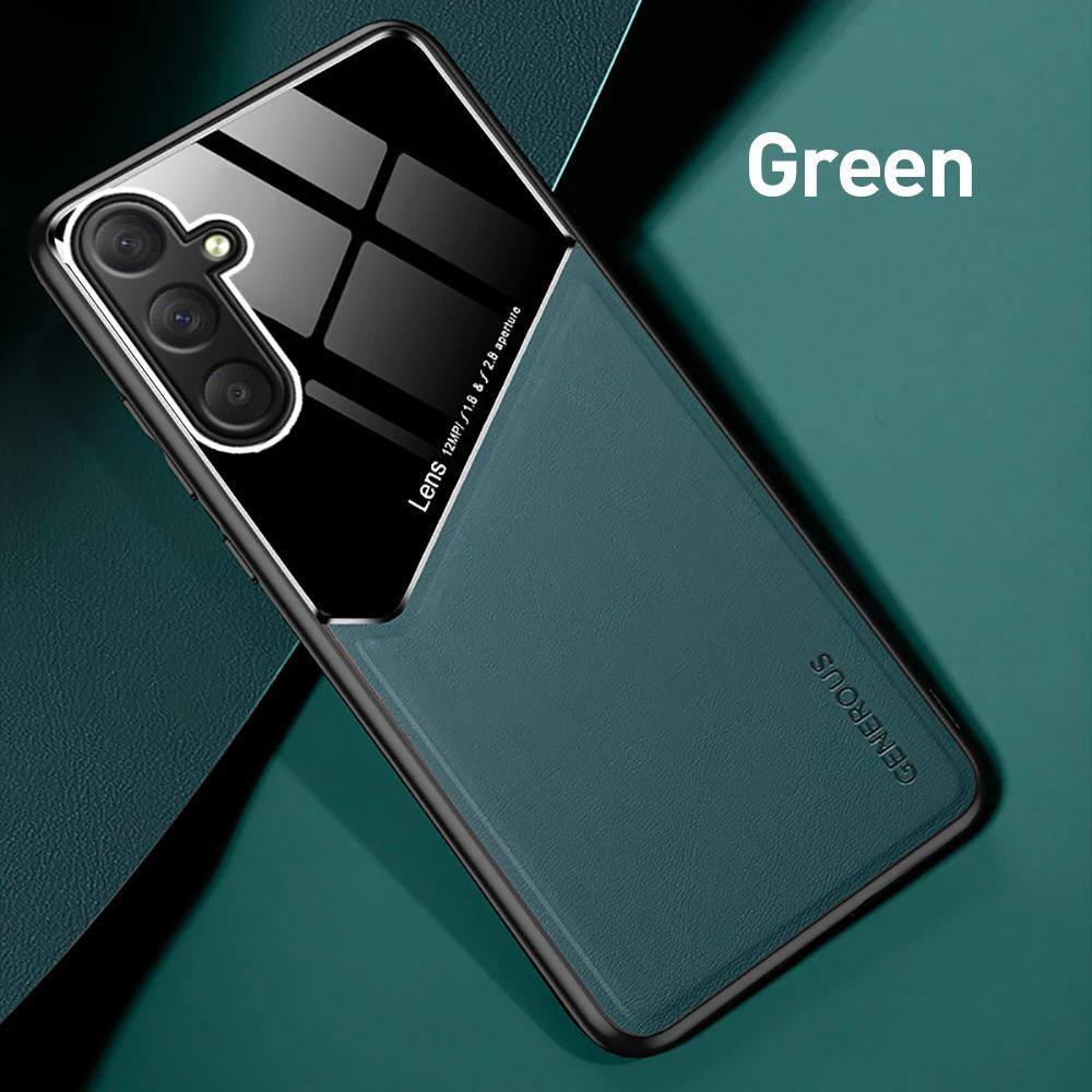 Кожаный чехол с текстурой для Samsung Galaxy M15 M35 M55 M34 M54 A06 A16 A15 5G A25 A35 A55 чехол с магнитной присоской чехол Fundas Capa