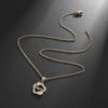 Plum Butterfly High-end Jewelry Fashion Light Luxury Letter Pendant Necklace