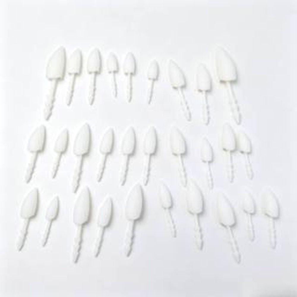 26/27Pcs 3D Printed Pumpkin Teeth Round Teeth Fangs Teeth Set Jack O Lantern Teeth Halloween Party