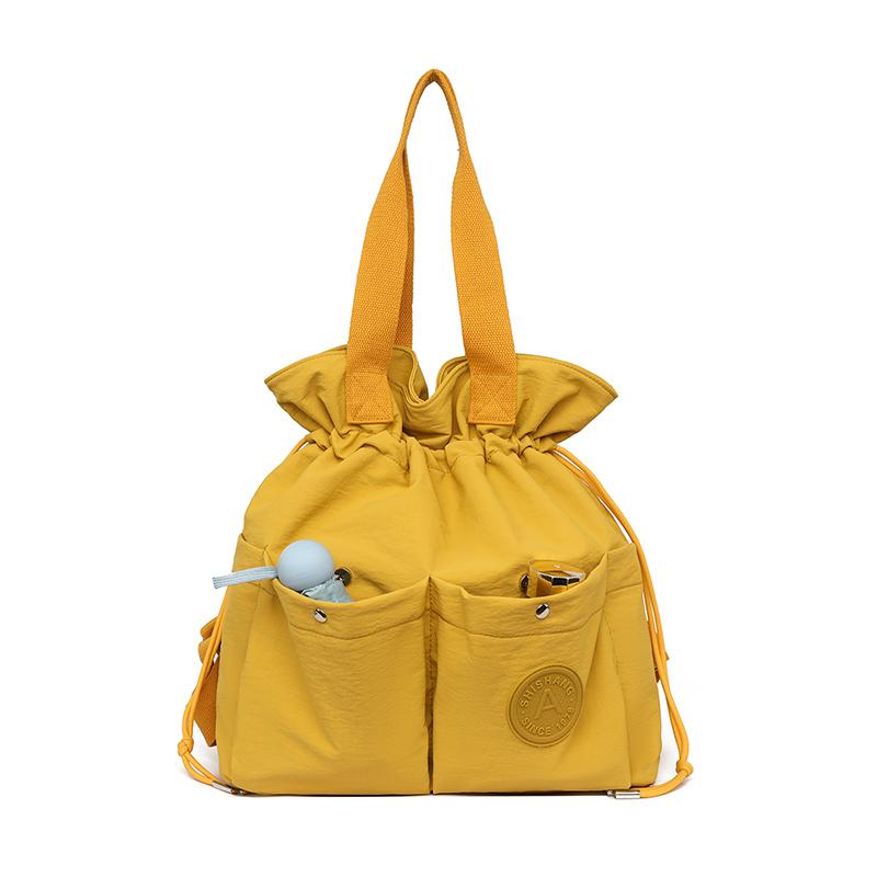 Women's Drawstring Backpack Multi-Functional Travel Bag Shoulder Tote Bag