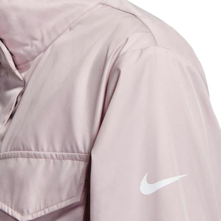 Nike Тканая куртка с несколькими карманами и воротником-стойкой Женские куртки цвета шампанского CZ8973-645