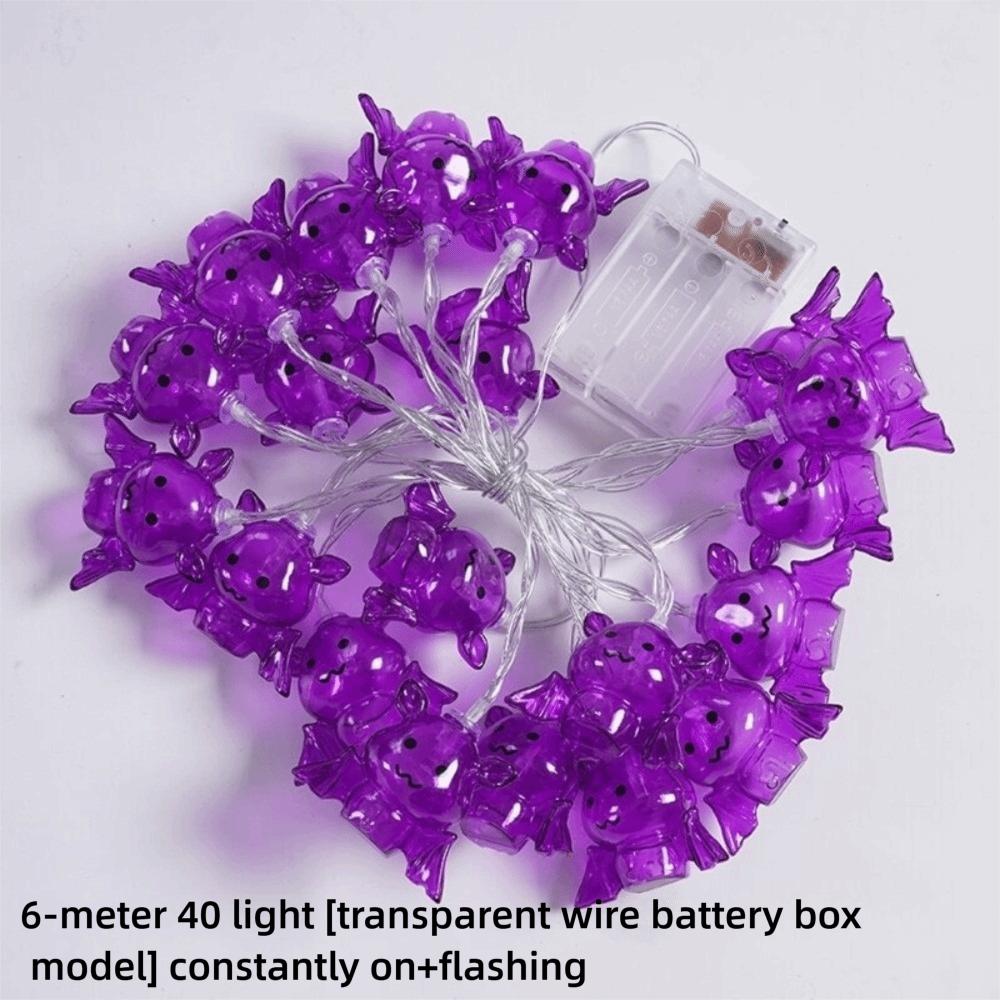 Halloween Themed LED Halloween String Lights Spider Shaped LED String Lights  Indoor Display