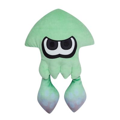 Sanei Boeki Splatoon 3 ALL STAR COLLECTION Кальмар (M) Светло-голубая плюшевая игрушка, Ш26 x Г11 x В40 см, SP37