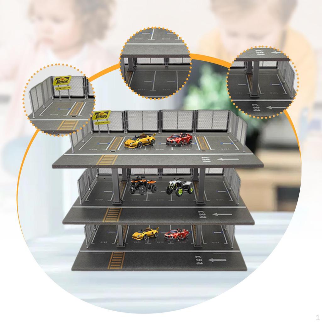 1/64 DIECAST MODEL GARAGE DIORAMA DISPLAY TOP для подарков, коллекционных моделей