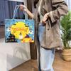 Fabric Trick or Treat Bag Candy Bag Pumpkin Storage Bag Foldable Halloween Felt Handbag  Female