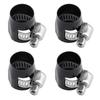 SPEEDWOX Hex Car Hose Finisher Set of 4 Hose Fitting Stainless Steel Econo Fitting