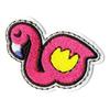 Flashy Pink Flamingo Iron-on Patch