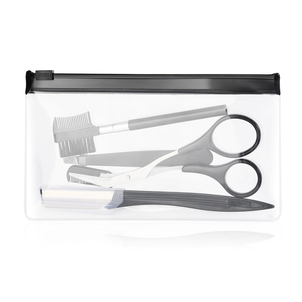 С расческой-щеткой для удаления волос, эпилятором для лица, инструментом для макияжа, бритвой, пинцетом для бровей, набором для триммера бровей