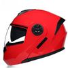 ORZ Double Lens Flip-Up Electric Car Helmet - Anti-Fog, Unisex, Four Seasons, Semi-Motorcycle