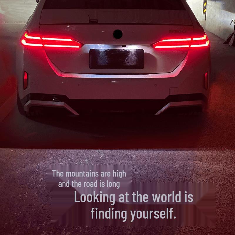 BMW License Plate Projection Lights: Compatible with 1, 3, 4, 5 Series, X1, iX3, X5, M3, M4 - Welcome Atmosphere Upgrade.