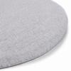 Tapis - THE DECO FACTORY - SIBERIE - Rond 120x120 cm - Extra-doux polyester - Gris clair
