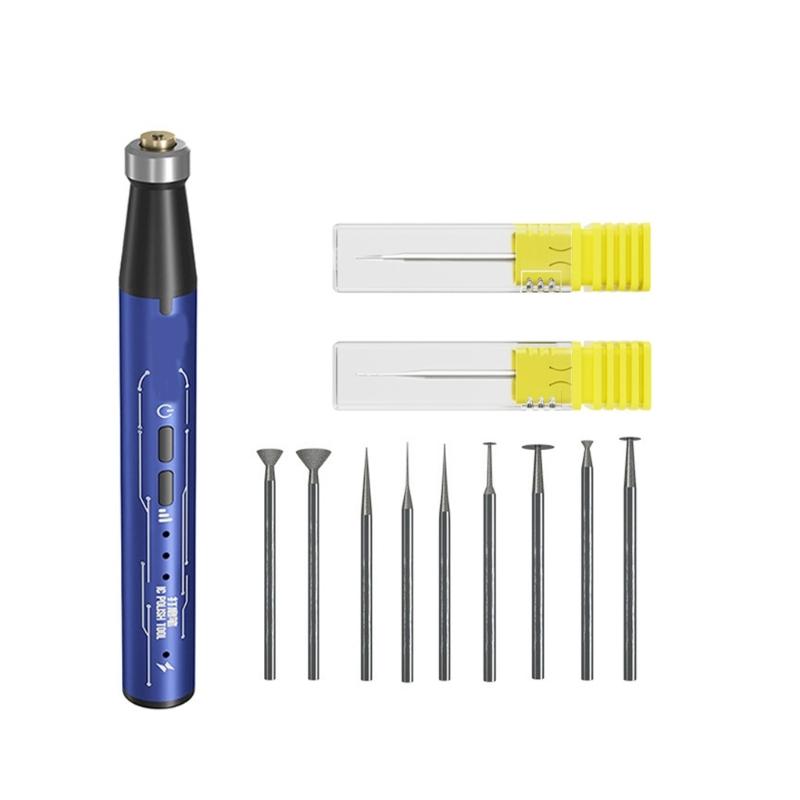 Ergonomic Sliding Thread Extractors Drill Bit Sliding Thread Removal Tool Grinder Pen For Electronics Repair Drill Bit