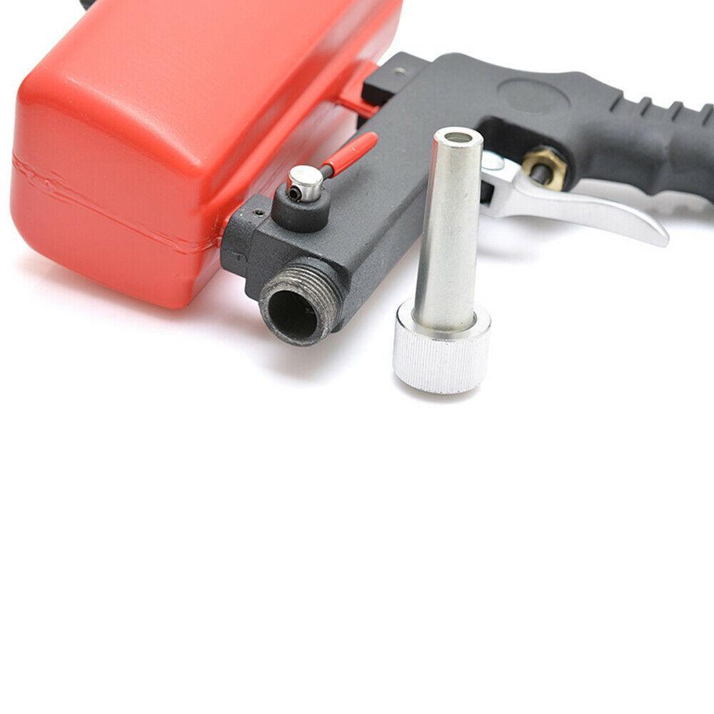 Реальный выстрел 90psi портативный гравитационный пескоструйный пистолет пневматический инструмент небольшой пескоструйный пистолет регулируемый пескоструйный пистолет