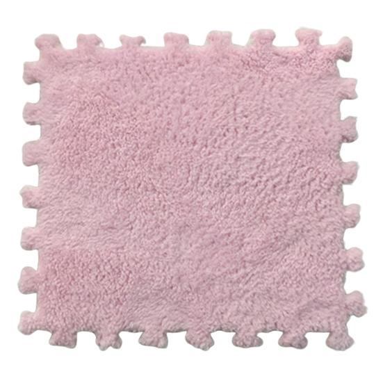 Плюшевый ковер-пазл, блокирующийся напольный коврик, самодельная нескользящая ковровая плитка, детский игровой коврик для гостиных, спален, игровых комнат, детских комнат